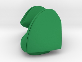 3D snap-fit Fortune Cookie  in Green Processed Versatile Plastic