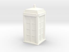 The Physician's Blue Box in 1/35 scale (Hollow) in White Processed Versatile Plastic