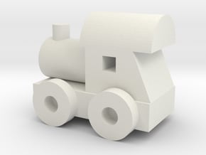 train in White Natural Versatile Plastic