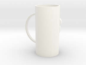cup in White Processed Versatile Plastic