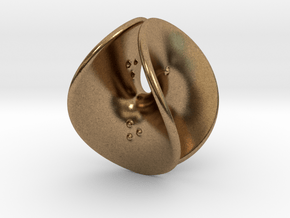 Enneper D4 (positive counterweights) in Natural Brass: Extra Small