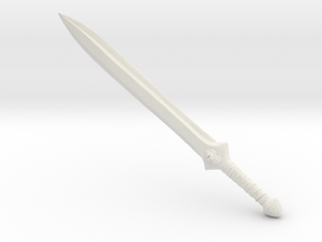 The Sword of Hercules - 1/6 scale in White Natural Versatile Plastic