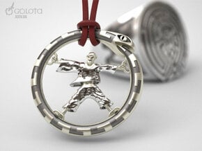 WestWorld CrazyBot pendant in Natural Silver