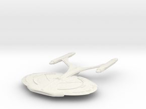 Enterprise J  Refit II in White Natural Versatile Plastic