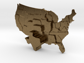 USA by Tornados in Natural Bronze