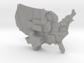 USA by Tornados in Aluminum