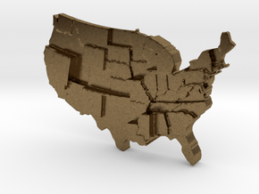 USA By Homicide in Natural Bronze