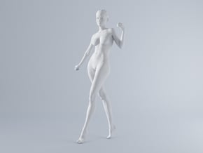 Mini Sexy Woman 023 1/64 in Smooth Fine Detail Plastic: 1:64 - S