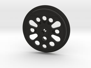XXL Boxpok Flanged Driver with Traction Groove in Black Natural Versatile Plastic
