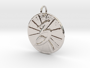 Capricorn Wheel by ~M. (Dec. 22 - Jan. 19) in Rhodium Plated Brass
