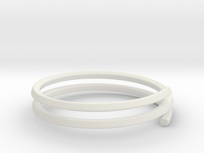 Bracelet GH Medium in White Natural Versatile Plastic