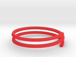 Bracelet GH Large in Red Processed Versatile Plastic