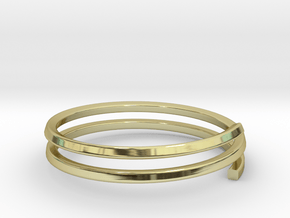Bracelet GH Large in 18k Gold Plated Brass