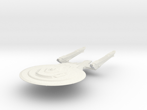 NewYork Class BattleCruiser in White Natural Versatile Plastic