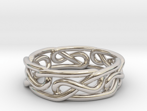 Celtic Infinity Knot Ring in Platinum: 4.5 / 47.75