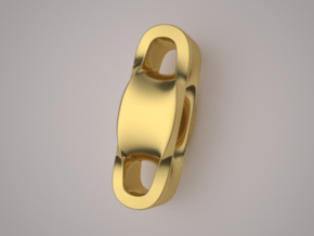 Triple Cube Gold 001 in 14K Yellow Gold
