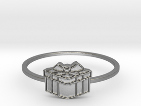 Present Ring (Size 5-10)  in Natural Silver: 7 / 54