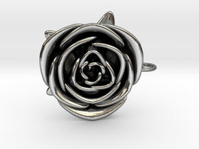 Rose in Polished Silver