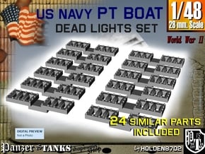 1-48 PT Boat DeadLights Set in Tan Fine Detail Plastic