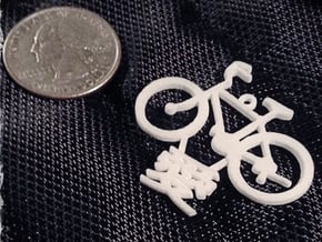 Bike Love in White Processed Versatile Plastic