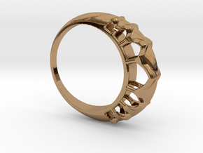 Arch Ring in Polished Brass: 5 / 49