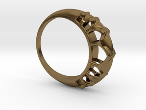 Arch Ring in Polished Bronze: 5 / 49