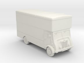 HO/OO Gauge Furniture Van in White Natural Versatile Plastic