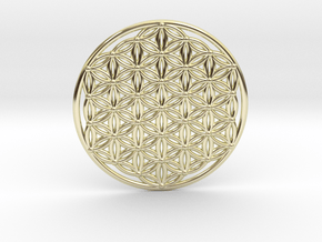 Flower Of Life - Large in 14K Yellow Gold