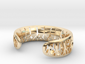 Forest for the Trees Cuff in 14K Yellow Gold: Small