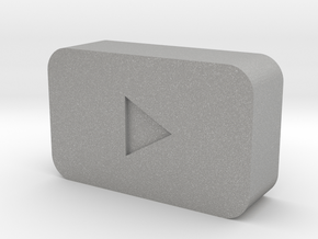 YouTube Play Button in Aluminum