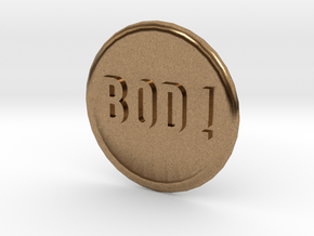 Bod ! ... (Benefit of the Doubt) in Natural Brass