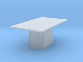 Marble Style Table Scaled in Smooth Fine Detail Plastic: 1:48 - O