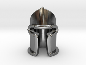 "Jacopo" Barbute Ring in Polished Silver: 5.5 / 50.25