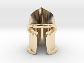 "Jacopo" Barbute Ring in 14K Yellow Gold: 5.5 / 50.25