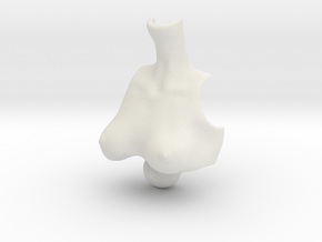 Add-on for Eva 4.2 - Torso XS in White Natural Versatile Plastic