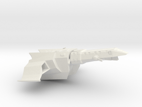 Spaceship in White Natural Versatile Plastic