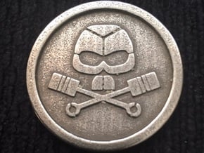 BRMC Coin in Polished Bronzed Silver Steel