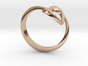 Show the love: Heart Ring in 14k Rose Gold: 7 / 54