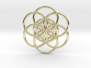 Seed Of Life in 14K Yellow Gold
