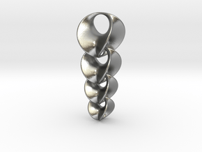 Hyperbole 01 Chain Small in Natural Silver (Interlocking Parts)