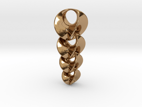 Hyperbole 01 Chain Small in Polished Brass (Interlocking Parts)