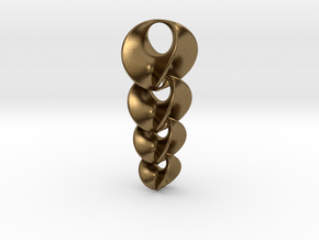 Hyperbole 01 Chain Small in Natural Bronze (Interlocking Parts)