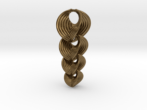Hyperbole 02 Chain Small in Natural Bronze (Interlocking Parts)