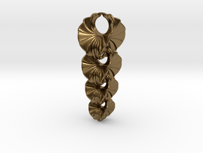Hyperbole 03 Chain Small in Polished Bronze (Interlocking Parts)