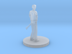 Sheriff With Shotgun in Smooth Fine Detail Plastic