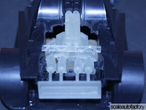 Mclaren F1 Engine V2.1 for Fujimi Scale 1/24 Kit in Tan Fine Detail Plastic