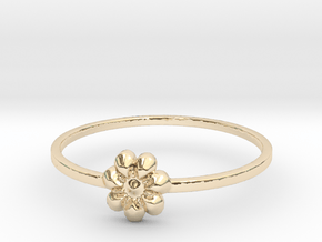 Blooming Flower (size 4-13) in 14K Yellow Gold: 4 / 46.5