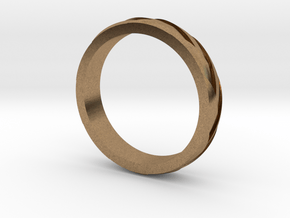 Ring "Profil" in Natural Brass