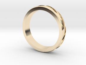 Ring "Profil" in 14k Gold Plated Brass