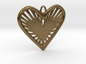 Heart Strings in Natural Bronze